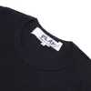 Camiseta de diseñador Camisetas para hombre Play Com des Garçons Camuflaje Corazones dobles Camiseta Talla mediana Azul Nuevo