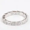 2023 Luxury quality charm punk band ring with diamond in two colors plated have stamp normal box PS3201A