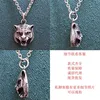 20% Rabatt 2023 Neues luxuriöser hochwertiger Modeschmuck für Halskette Doppelkopf Chinesischer Zodiac Tiger Jahr Limitiert dunkle beschichtete Hummerverschluss