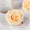 Düğün Çiçekleri 9cm Yapay Gül Çiçek Kafaları İpek Dekoratif Parti Dekorasyon Duvar Buket Beyaz Güller Damla Teslim Etkinlikleri Ek Dh6n3