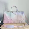 L zonsopgang pastel onthego Tote Handgreep schoudertas veer in de stadscollectie handtas op de go roze paarse gigantische monogrammen crossbody zippy portemonnee portemonnee