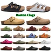 Sandały designerskie BIRKS BOSTON BOCLOG ARIZONA GIZEH MĘŻCZYZNIE KOBIETY LATNIE JUŻ Zimowe Kapcia skórzane Slowery Outdoor Indoor Pasp