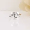 80% rabatt 2023 Ny lyxig högkvalitativ modesmyck för Series Ring Silver Flower Digital Par Ring Valentine's Day Gift Anniversary