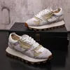 Män retro casual skor koreansk version mesh andningsbara sneakers trend mode mångsidiga skor män skor d2a37