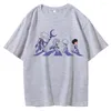 メンズTシャツ漫画ムーンナイトクラシックシャツ夏のマークスペクターKhonsu Manga Printed Men Tops TEE