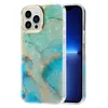 Sparkle Glitter Elecloplating Marble Chere для iPhone 14 плюс 13 Pro Max 12 11 Shell Texture Pattern Hard PC Back Cover