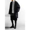 Men's Hoodies & Sweatshirts Spring S-4XL Early Black Loose Medium Long Cardigan Personality Trendy Thin Jacket Top Hip Hop Street High Str