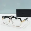 نظارات مربعة مربع مربع Havana Gold Lens Clear Men 993 Gases Frames Gafas de Sol Designers نظارات شمسية UV400 مع صندوق