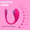 Vibrators Intense app Vibrator Bluetooth Wireless Control Love Egg Seks speelgoed voor vrouwen volwassen paren slipje GSPOT masturbatie 230307