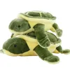 Peluş Bebekler 35/45/55cm Peluş Tortoise Oyuncak Sevimli Kaplumbağa Peluş Yastık Kızlar Vanlentine Günü Hediyesi 230307