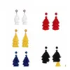 Charm Colorf Layered Tassel Earrings Bohemian Dangle Drop For Women Girls Tiered Druzy Stud Gifts Delivery Jewelry Dhreo