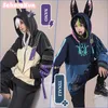 Anime Kostüme TighnariCyno Hoodies Cosplay Spiel Genshin Impact Komplettes Set Tighnari Come Cyno Daily Hoodies Z0301