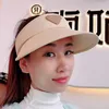 Designer Visors Summer Sun Hat Women Men Casquette Visor thickened Outdoor Cap Sandbeach Sport Couples Baseball Cap Golf Tennis Hats Ball Adjustable