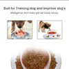 Dog Bowls Feeders Interactive Feeder Novel Design Push and Cat Slow Feeding Food Snack Dispenser Training Big Bowel 230307