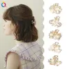 New Korean Women Ribbon Hair Claw Hair Clip Rhinestone Flower Butterfly Mini Grab High-end Headwear Hair Accessories 1858