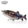 Baits Lures Thetime 2366g Multi Jointed Swimbait Crankbait For Big Game Sea Fishing Sink Wobbler Trolling Swimbaits 3X Hook Cod 230307