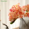 Decoratieve bloemen Franse retro verschroeide rand geborduurde bal kunstmatige planten trouwhuis veranda veranda