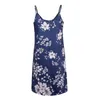 Casual Dresses Womens Summer Boho Floral V Neck Midi Dress Sleeveless Ladies Beach Sundress