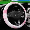 Steering Wheel Covers Car Cover Protective Decorative Warm Super Thick Plush Collar Soft Black Pink Women Multi-color