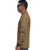 Men's Casual Shirts P002 VS Tactical Combat Rugby Long Sleeve Range RG US Army 230306