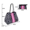 Shoppingväskor Neopren Tote Beach Women Casual Totes Fashion Waterproof stor handväska kvinnlig kapacitet axel Bolsa 230304