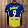 97 98 BOCA Juniors Retro Maradona Caniggia Soccer Jerseys 2001 Roman Gimenez Riquelme Palermo Tevez Riquelme Caniggia Home Away Football Shirt 888