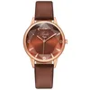 Relojes de pulsera Correa de cuero Reloj de mujer Reloj de lujo Moda femenina Reloj de pulsera para mujer Relogio Feminino Zegarek