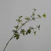 Decorative Flowers Faux Plants Green Leaves Long Stem Tree Branches Home El Decoration Party Wedding Ornaments Fake