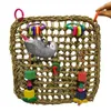 他の鳥の供給パロット登山ネットハンモックスイングペットのお気に入りの一口おもちゃ