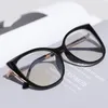 サングラスフレームファッション女性の猫の眼鏡フレームメスの光学眼鏡フルリム処方UV400コーティングアンチパスブルーライト230307