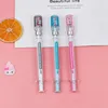 Jel Pens 4pcs Yaratıcı şırınga tuhaf şekil nötr kalem 05mm imza öğrencileri Hemşire Hediyesi Siyah Su Kawaii Kırtasiye 230306