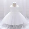 Vestidos de menina Pretty White Lace Vestidos Party Princess Dress Vesti