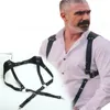 Suspenders Men's Vintage Leather Straps Braces Suspender Men Harness Punk Chest Shoulder Belt Strap Fashion Apparel Accessories 230307
