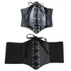 벨트 손목 Cincher Corset Wops Wide Pu 가죽 슬리밍 바디 Shapewear Dropshipbelts를 착용 할 수 있습니다.