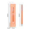 Gelpennor Xiaomi Deli Metal Gel Pen Rollerball Caneta Ballpoint 05mm Signering Pennor för kontorsstudenter Business Stationary Supplies J230306