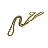 Key Rings vintage Brass wheat wallet jean trousers swivel keychains Itlay basket snake chain D shackle connector Japanese fishh