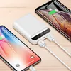 10000mAh ミニポータブルパワーバンク小さなポケットデジタルディスプレイ付き外部バッテリー IPhone Xiaomi に適しています