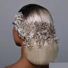 Copricapo Diamanti mozzafiato Corona nuziale Copricapo Cristalli di lusso Per le donne Regalo Accessori per capelli da sposa Cubo Zircone Diademi Gioielli Dh8Tv