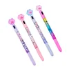 Gel caneta fofa caneta coreana kawaii papelaria engraçada de 05mm de caneta de água para meninas para meninas material 2022 Acessórios para escritórios de presentes J230306