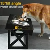 Hondenkommen voeders verstelbare hoogte dubbele standaard voeding voeding schotel kom kleine medium groot verhoogd voedsel water lift tafel 230307