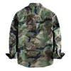 Camicie casual da uomo Camicia mimetica doppia tasca Uomo Camouflage Cargo Trekking all'aria aperta di alta qualità Sport Youth Out Wear 230306