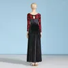 Vêtements de scène robe de salon valse danse pour danser Tango Costumes paillettes vêtements Flamenco