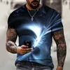 Men's T Shirts 2023 Summer Men's T-shirt Plus Size 3d Three-dimensional Art Print Shirt Color Street Style Casual Fashion