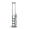 Tall Straight Tube Glass Water Bongs Heady Smoking Pipes with Percolator Thick Oil Rigs Hookahs Bubbler Recycler Shisha Accessory Blind Box Random Delivery