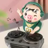 Electric RC Animals Children Toys DJ Rock Pig Electric Doll Light Music Fun Electronic Party Waddles Dances Musical For Baby Gift 230307