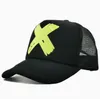 All-match Letter Mesh Cap Paar hiphop met netto honkbal cap buiten mesh ademende piekcaps