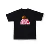 2023 Womens and mens T-shirts Baggy Fat Edition 100% cotton summer camo breathable multi-functional high street trend T-shirt bathing ape Y7QA