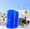 Chat jouets coin pour animaux de compagnie dispositif de frottement des cheveux brosse de Massage peigne à gratter enlèvement détachable fournitures de toilettage