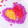120pcs/bagバラの花びらエミュレーションバラの花びらない花びらを織られていないウェディングパーティーの装飾花ホームデスクトップウォールdiyデコレーションエミューラシオンデペタロスデーサ