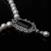 Pendant Necklaces Freshwater Big Pearl For Women Real Natural Wedding Jewelry 925 Silver Fine Gift 230307